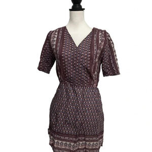 NWT! Urban Outfitters Popover Dress Purple and Blue Size Medium